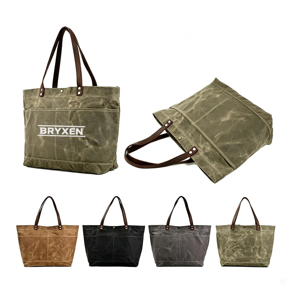 Heritage Waxed Canvas Tote Bag