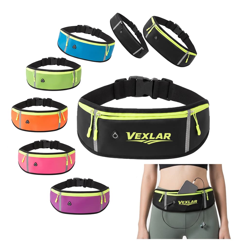 Reflective Fitness Waist Bag
