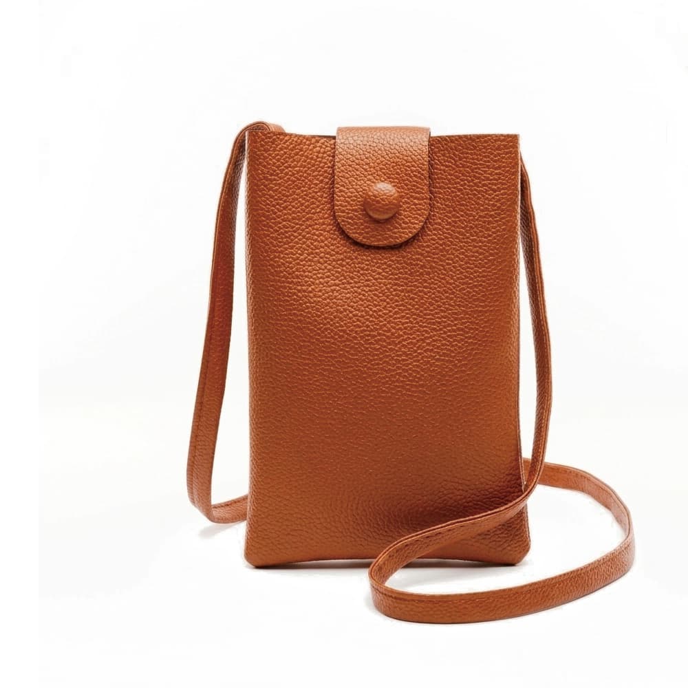 Compact PU Leather Crossbody Bag gallery 2