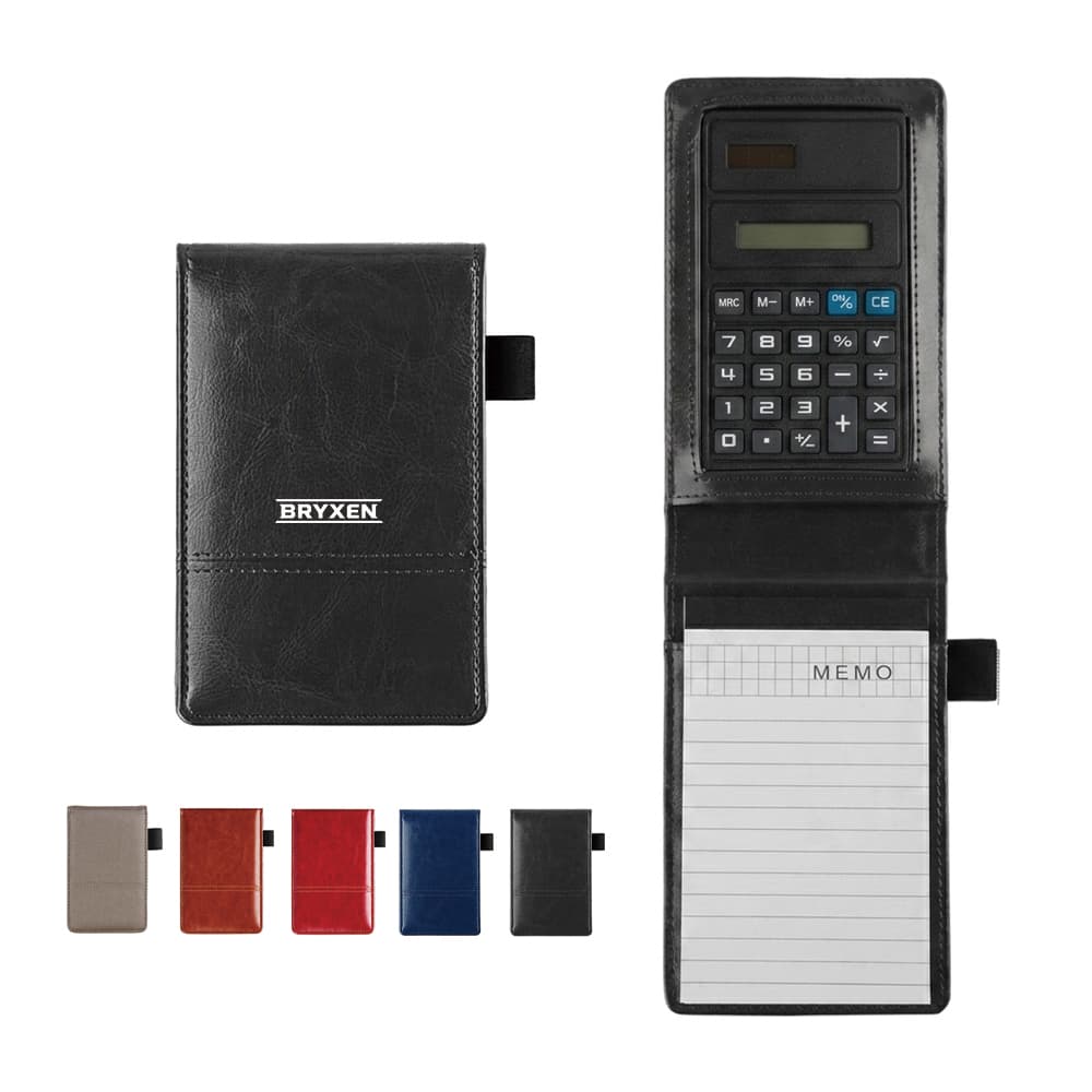 Leatherette Jotter Notebook w/ Calculator gallery 1