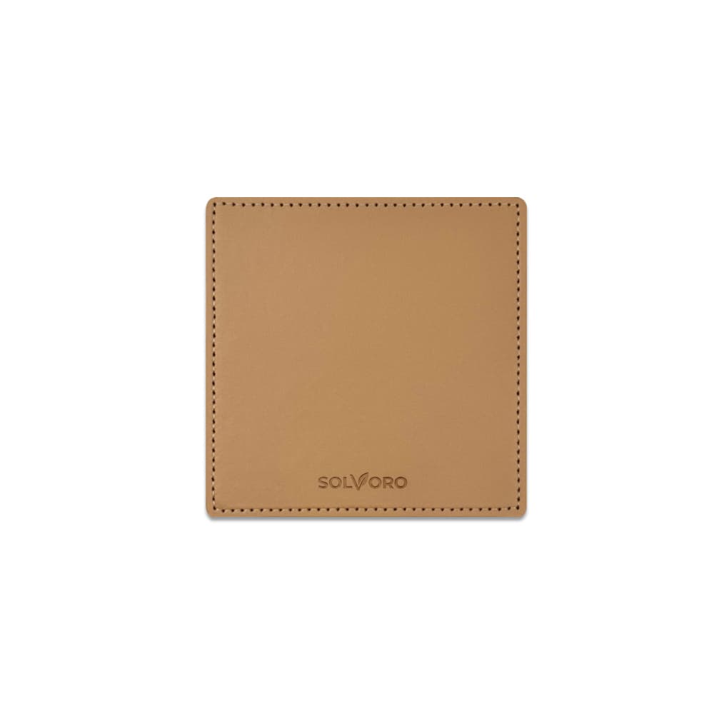 PU Leather Square Drink Coasters Set gallery 9