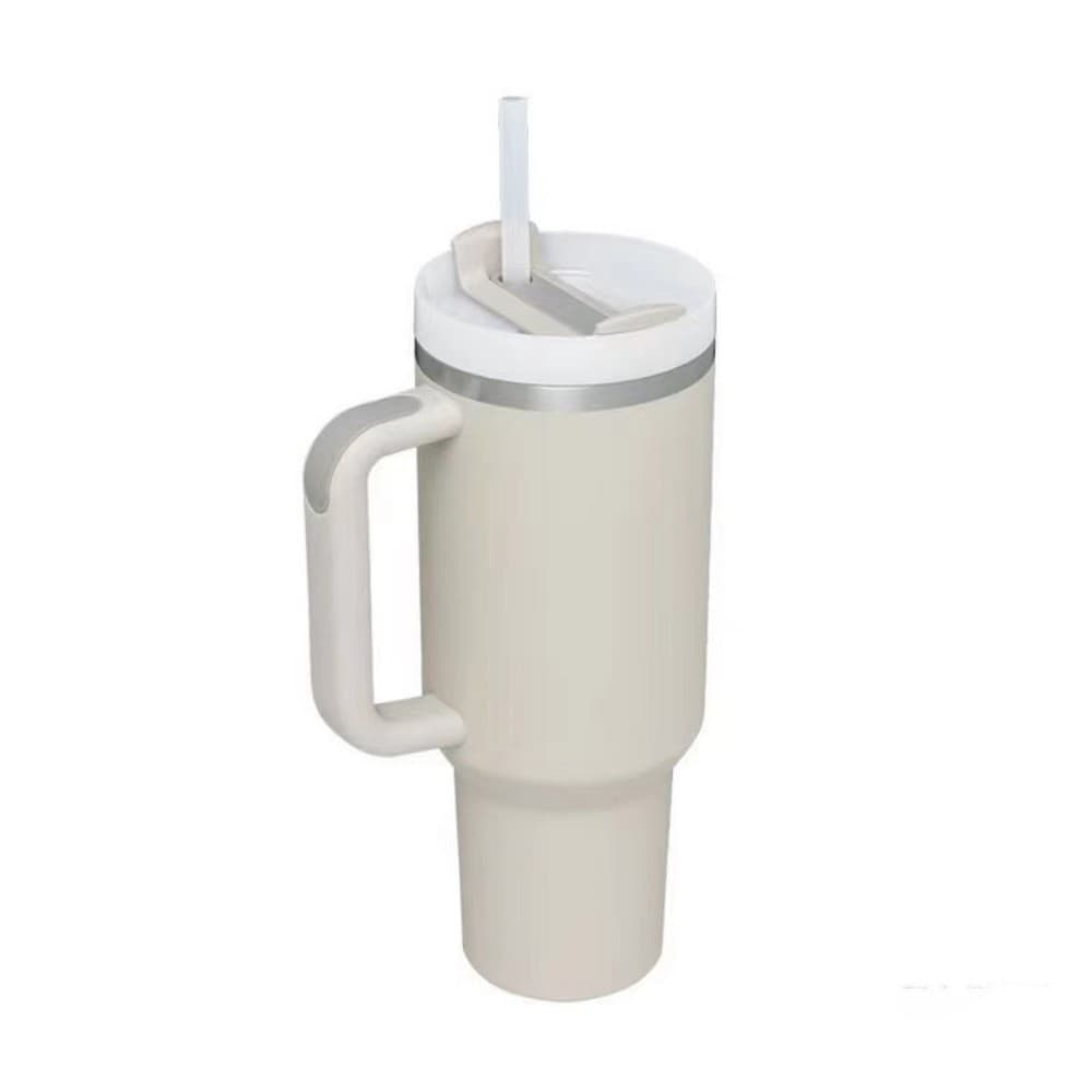 40 oz Insulated Stainless Steel Tumbler w/ Lid & Straw gallery 9
