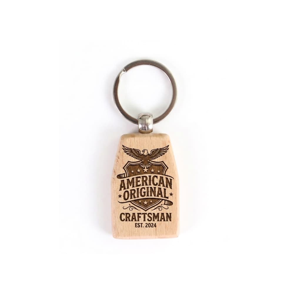 Beech Wood House Keychain - Custom Wholesale KEYCHAINS | Alogo Solutions
