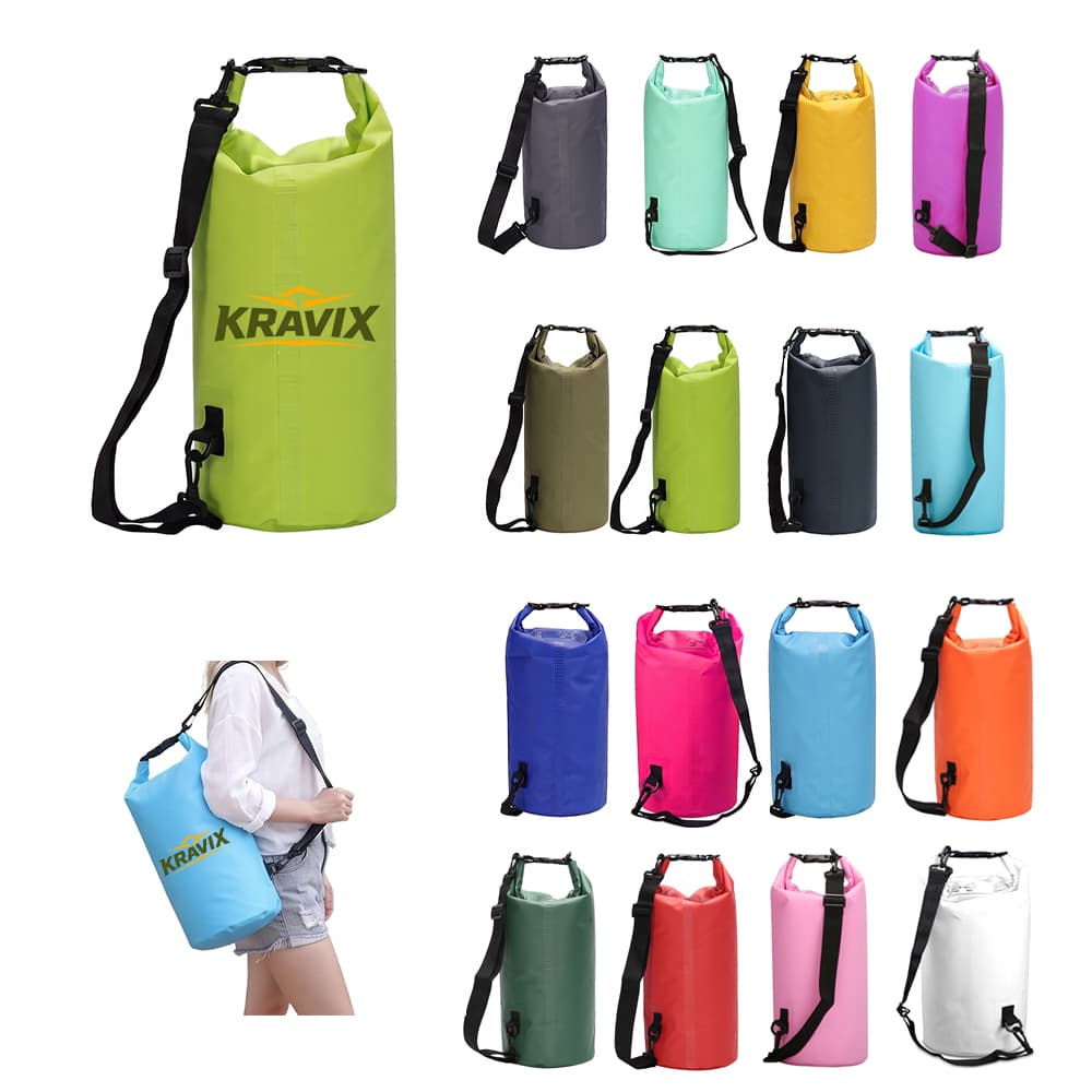 Adventure 15L PVC Dry Bag - Custom Wholesale BAGS VINYL | Alogo Solutions