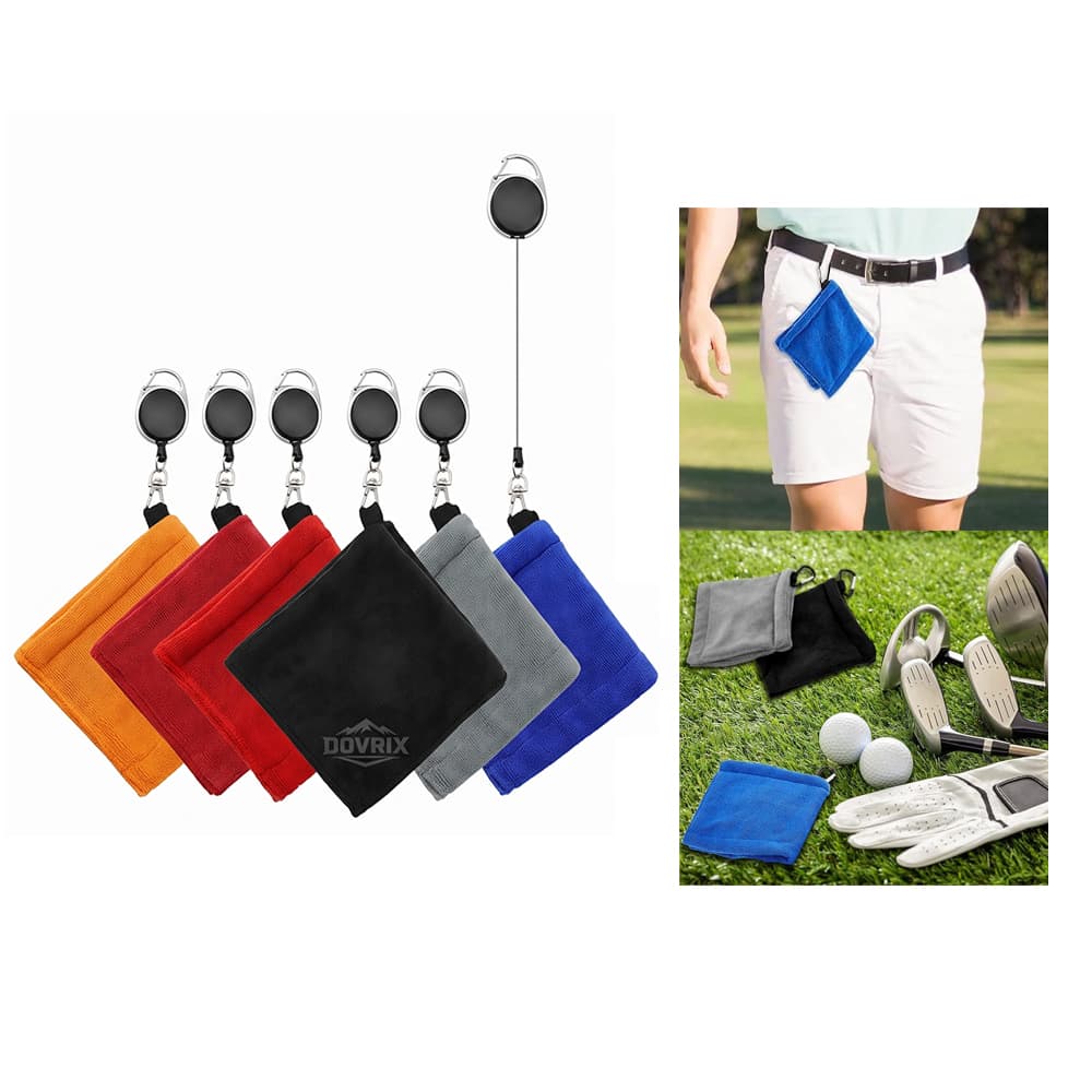 Clip-On Microfiber Golf Towel - Custom Wholesale GOLF ACCESSORIES GENERAL | Alogo Solutions