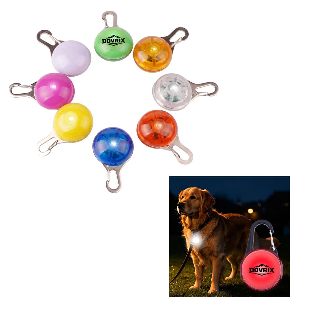Bubble Shaped Clip On LED Pet Light - Custom Wholesale PET ITEMS GENERAL | Alogo Solutions