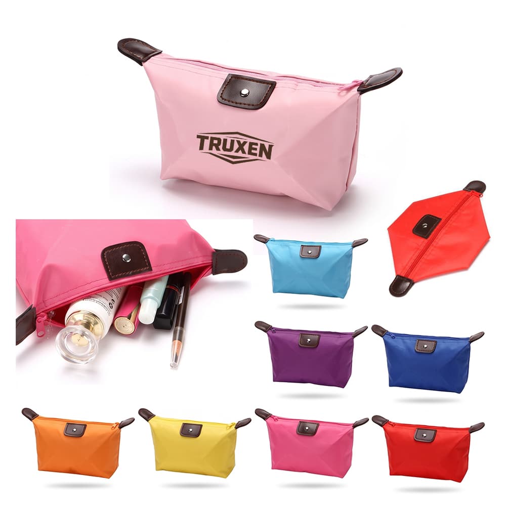 Water Resistant Zippered Cosmetics Bag - Custom Wholesale BAGS POLYESTER | Alogo Solutions