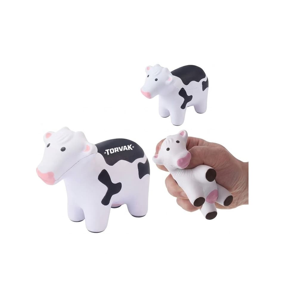 Cow Shaped Foam Stress Ball - Custom Wholesale STRESS RELIEVERS GENERAL | Alogo Solutions