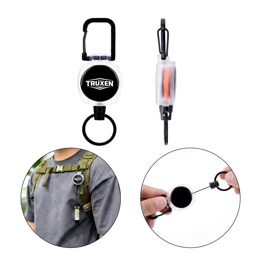 Recoiling Claw Badge Reel Key Holder - Custom Wholesale BADGE HOLDERS RETRACTABLE | Alogo Solutions