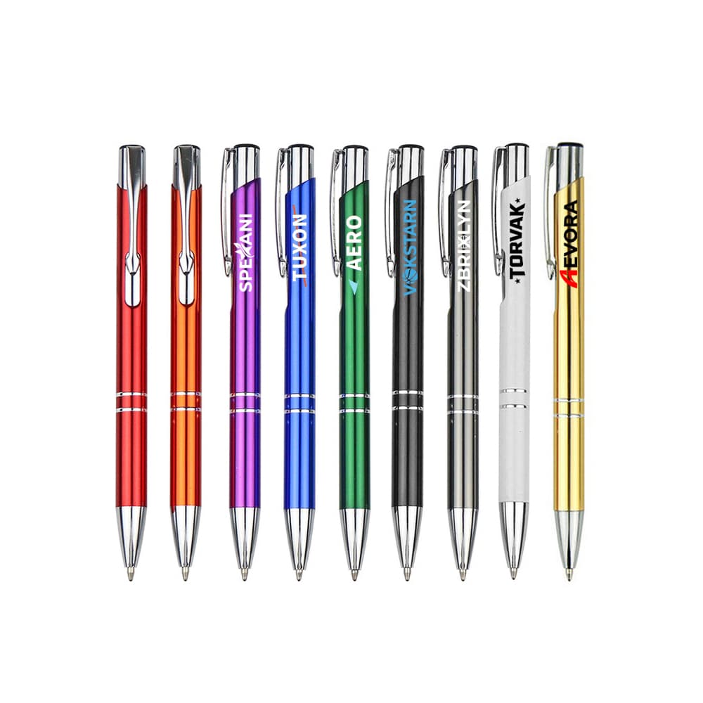 Sleek Executive Gloss Ballpoint Pen - Custom Wholesale PENS BALLPOINT PLUNGER ACTION | Alogo Solutions