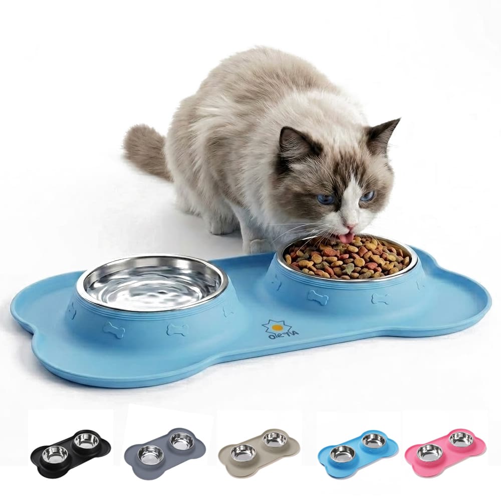 Silicone Pet Feeding Bowl w/ Non Slip Mat - Custom Wholesale PET ITEMS GENERAL | Alogo Solutions