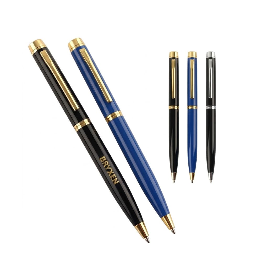 Metal Twist Action Ballpoint Pen - Custom Wholesale METAL PENS | Alogo Solutions