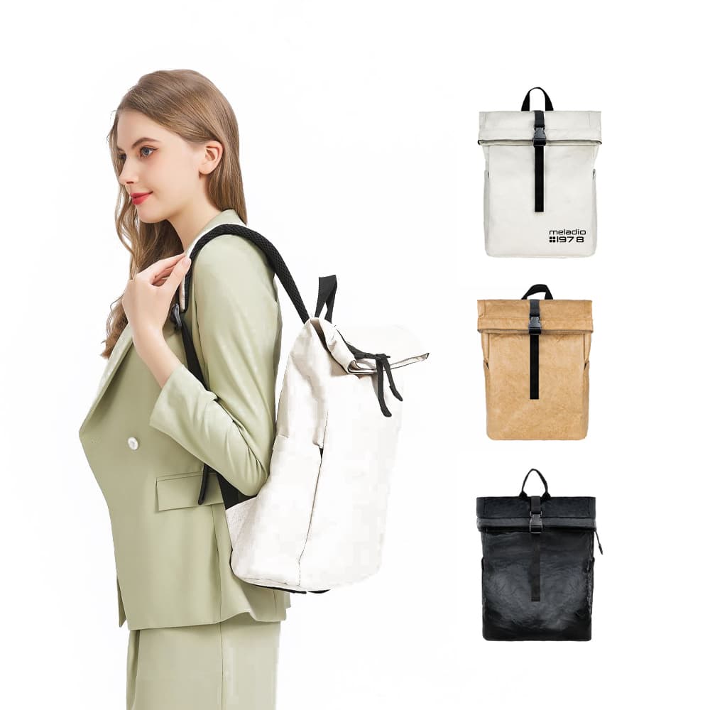 Roll Top Paper Backpack - Custom Wholesale BACKPACKS GENERAL | Alogo Solutions